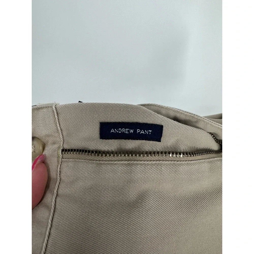 Polo Ralph Lauren Andrew Pants Mens Size 36x32 Khaki Vintage Baggy Pleated Chino